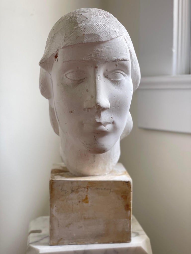 Mid 20th Century Plaster Bust For Sale at 1stDibs
