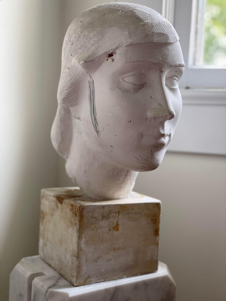 Mid 20th Century Plaster Bust For Sale at 1stDibs