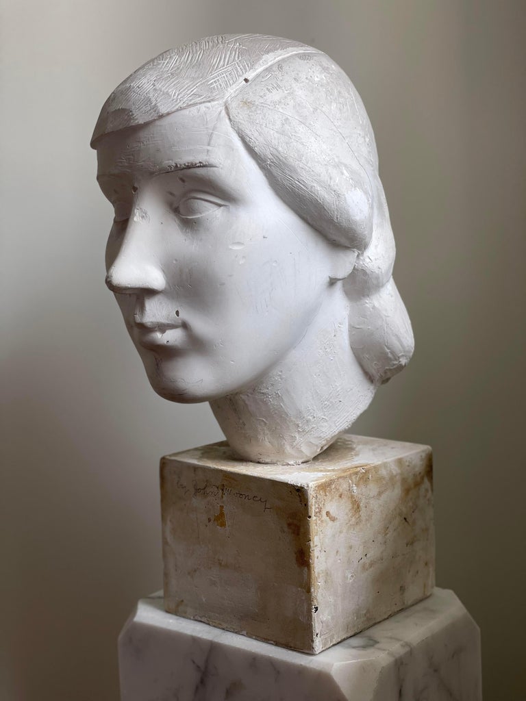 Mid 20th Century Plaster Bust For Sale at 1stDibs