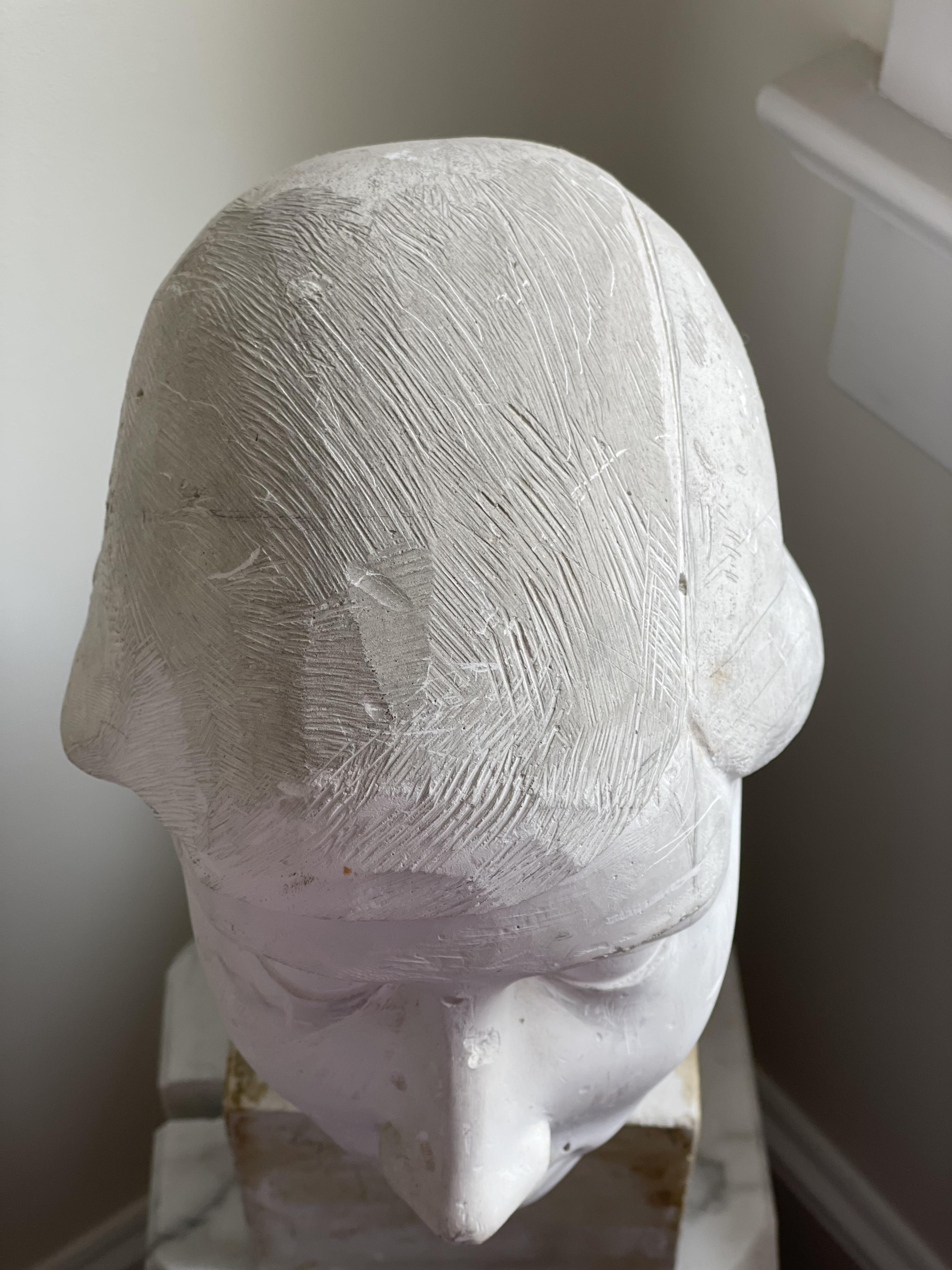 Mid 20th Century Plaster Bust For Sale 3