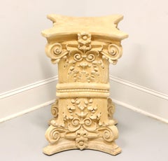 Mid 20th Century Plaster Neoclassical Ornate Pedestal Dining Table Base