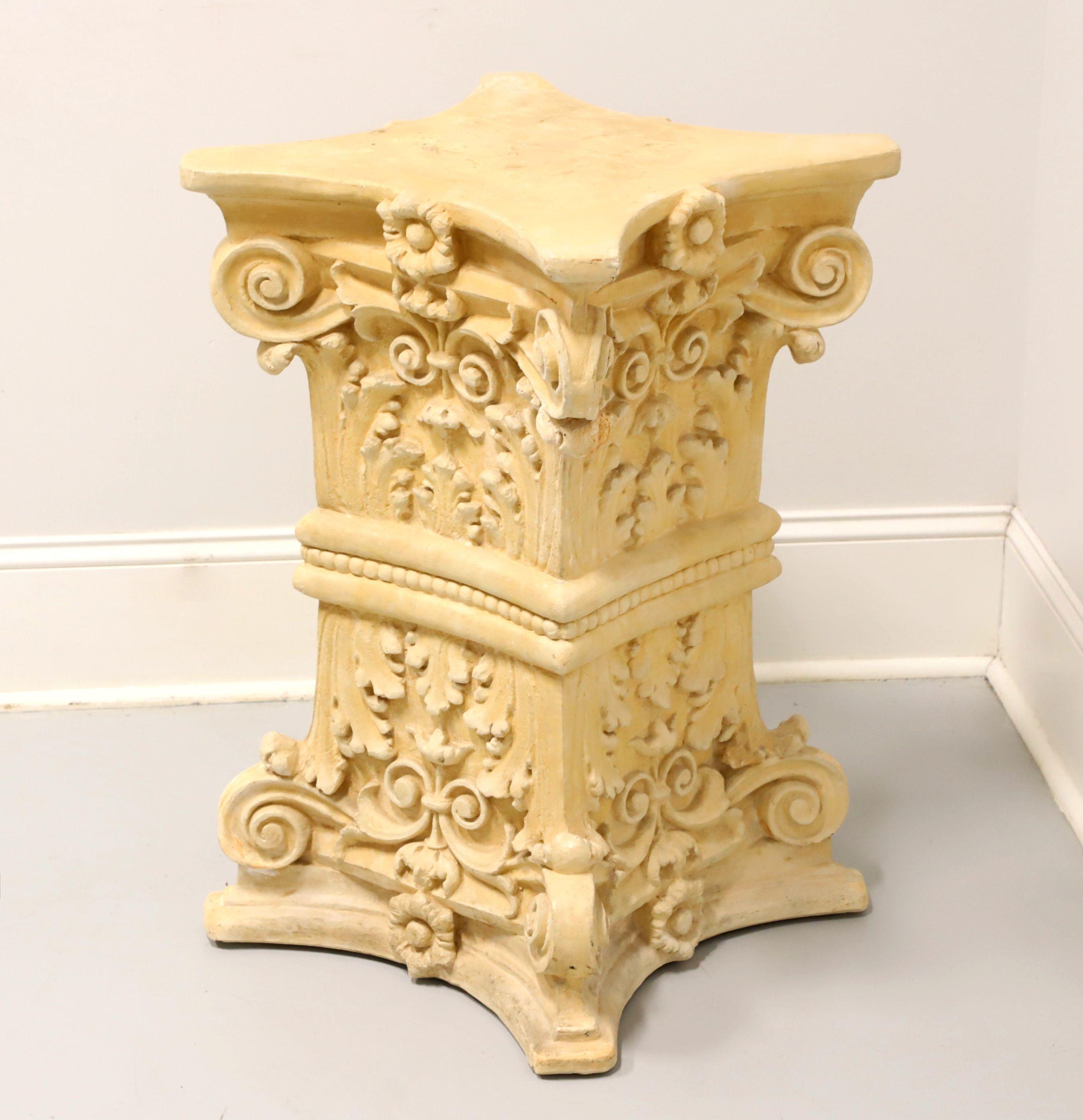 plaster table base