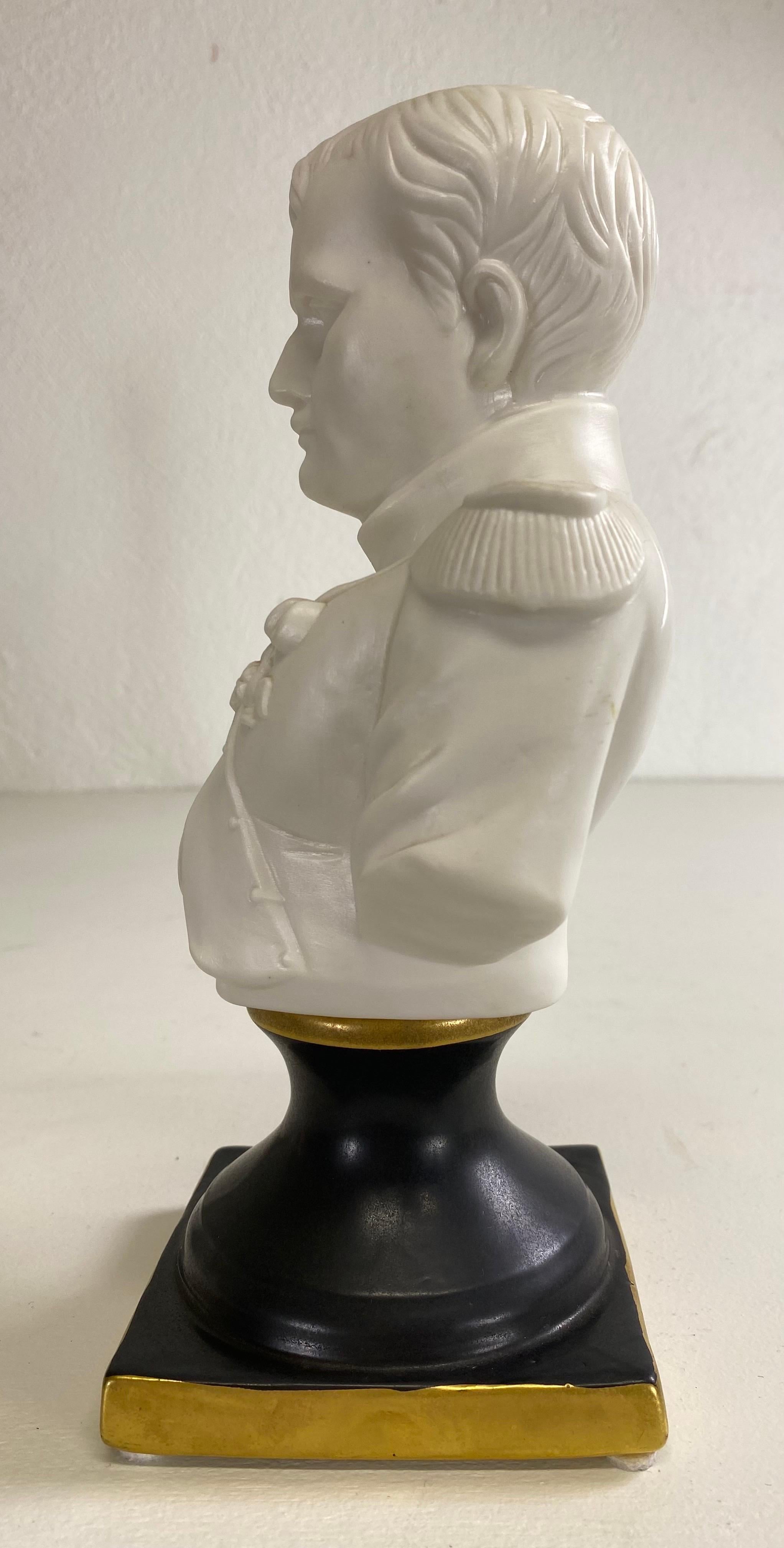 Mid 20th century porcelain bust of Napoleon Bonaparte 2
