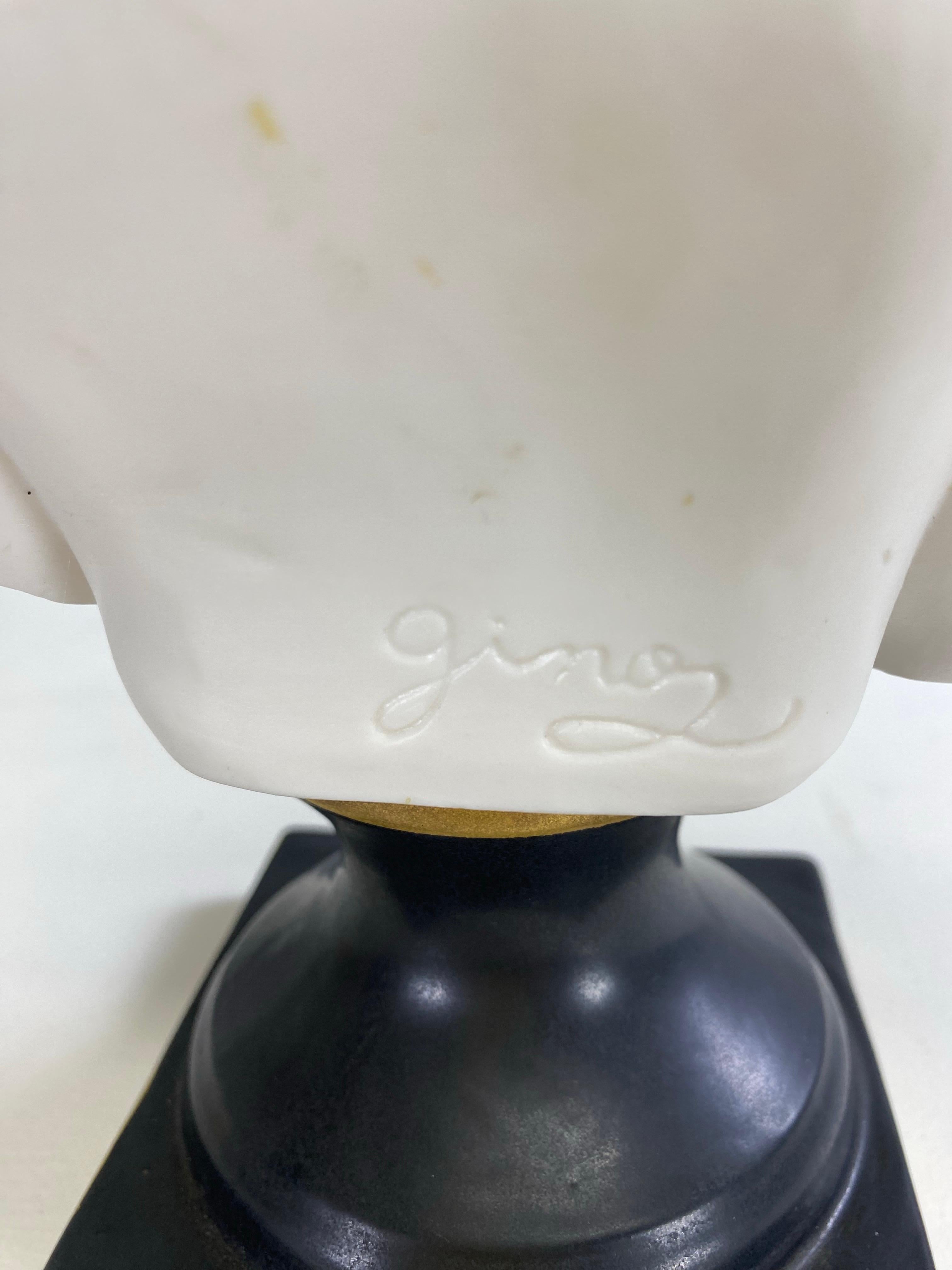 Empire Revival Mid 20th century porcelain bust of Napoleon Bonaparte