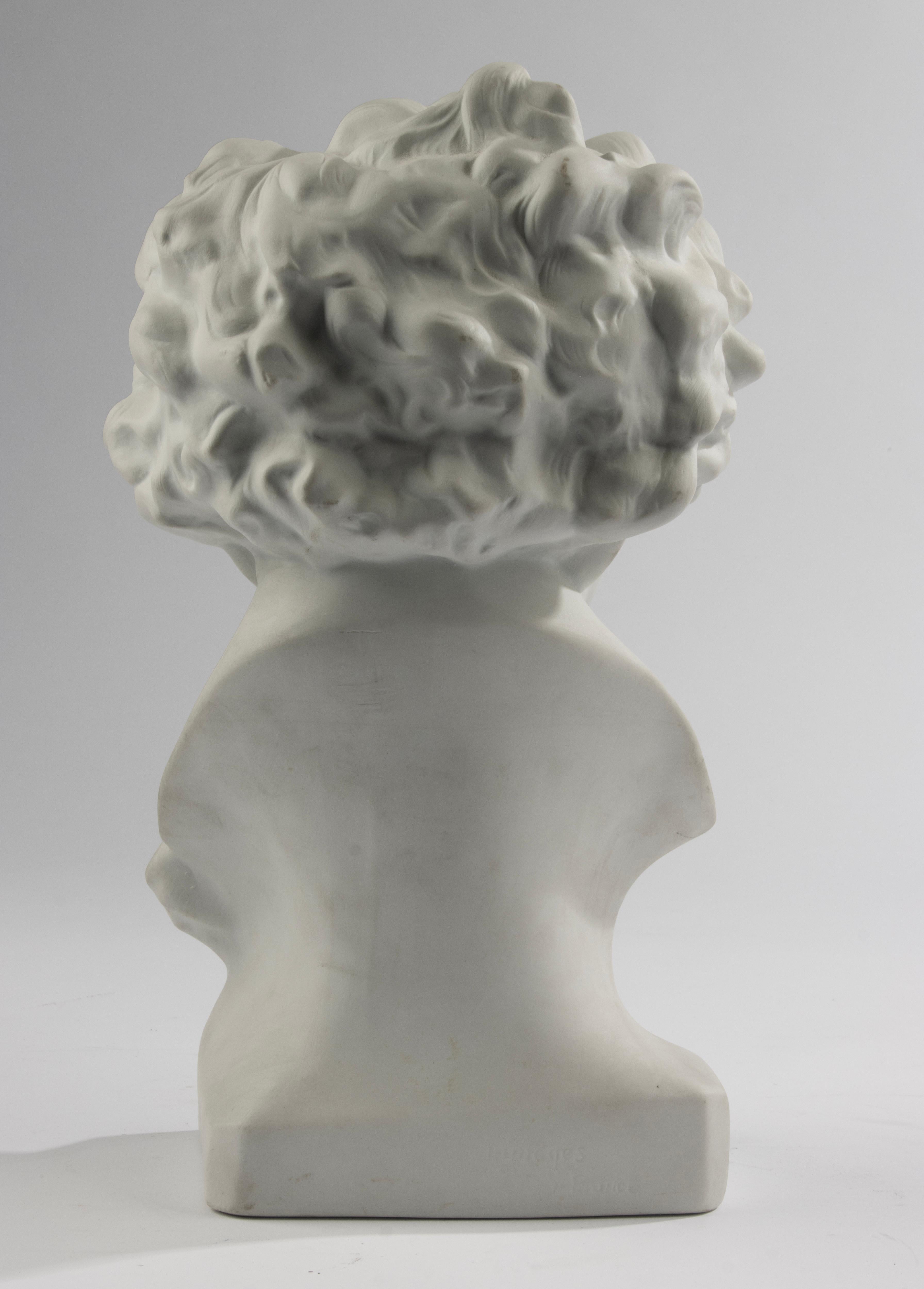 Mid 20th Century Porcelain Buste - Portrait of Beethoven - Limoges 6