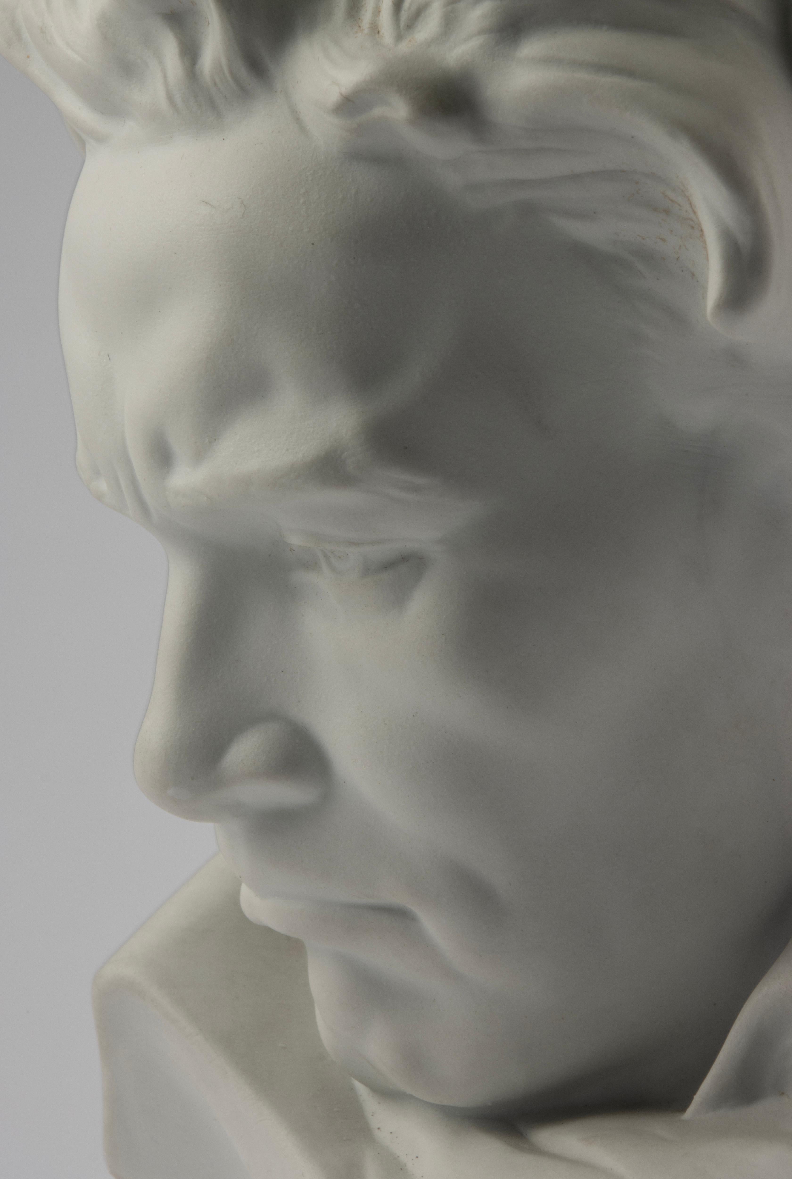 Mid 20th Century Porcelain Buste - Portrait of Beethoven - Limoges 7