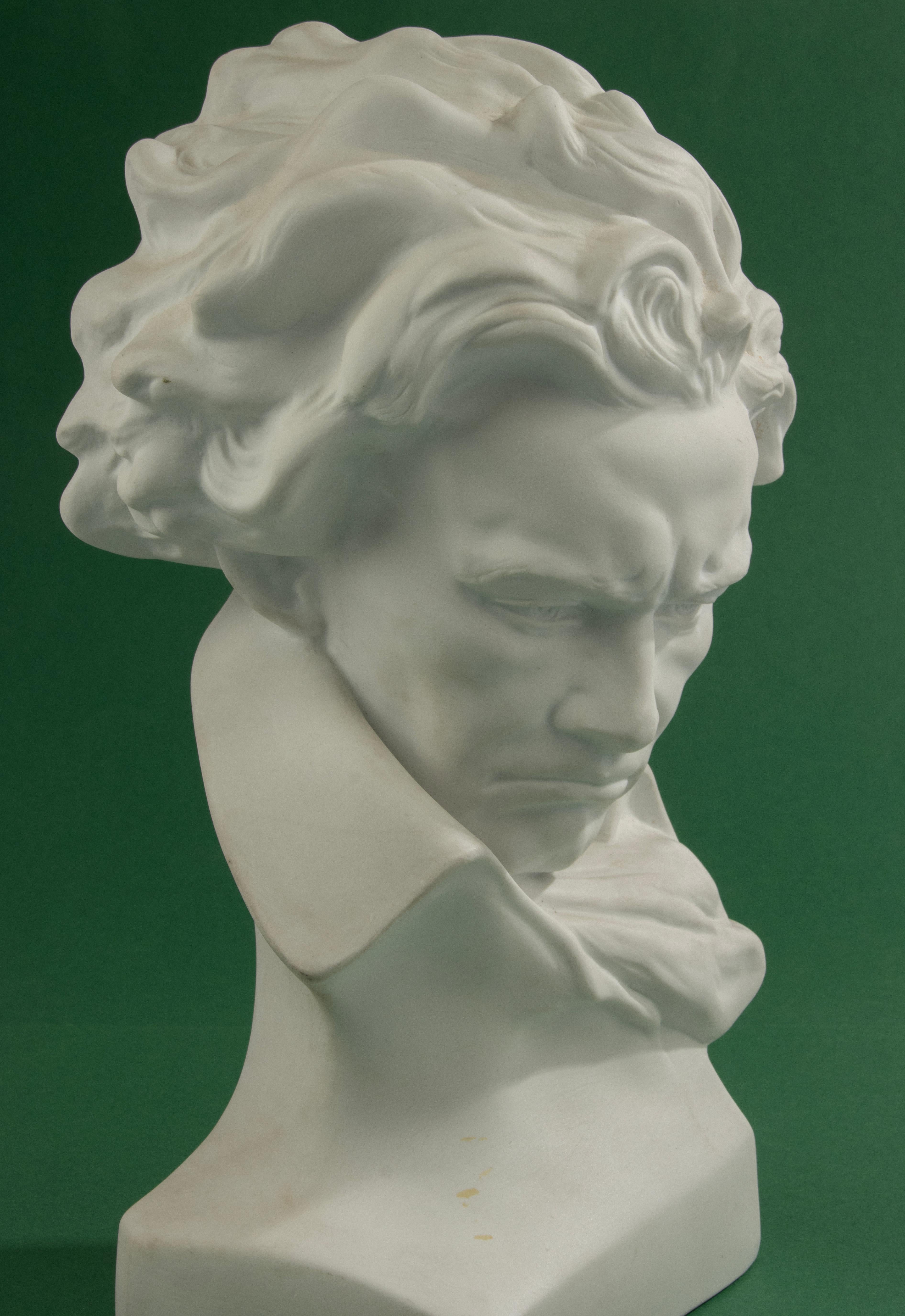 Mid 20th Century Porcelain Buste - Portrait of Beethoven - Limoges 8