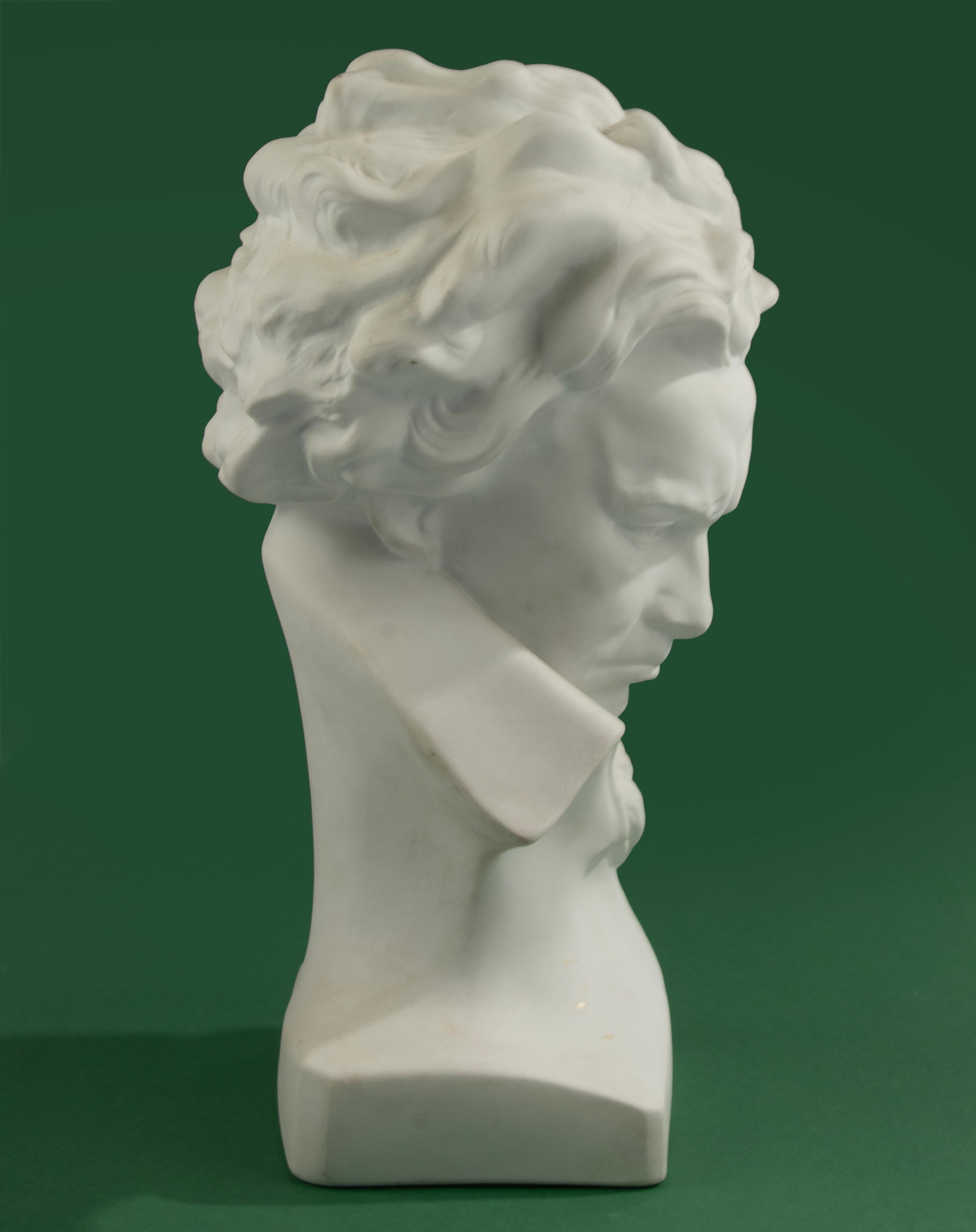 Mid 20th Century Porcelain Buste - Portrait of Beethoven - Limoges 9