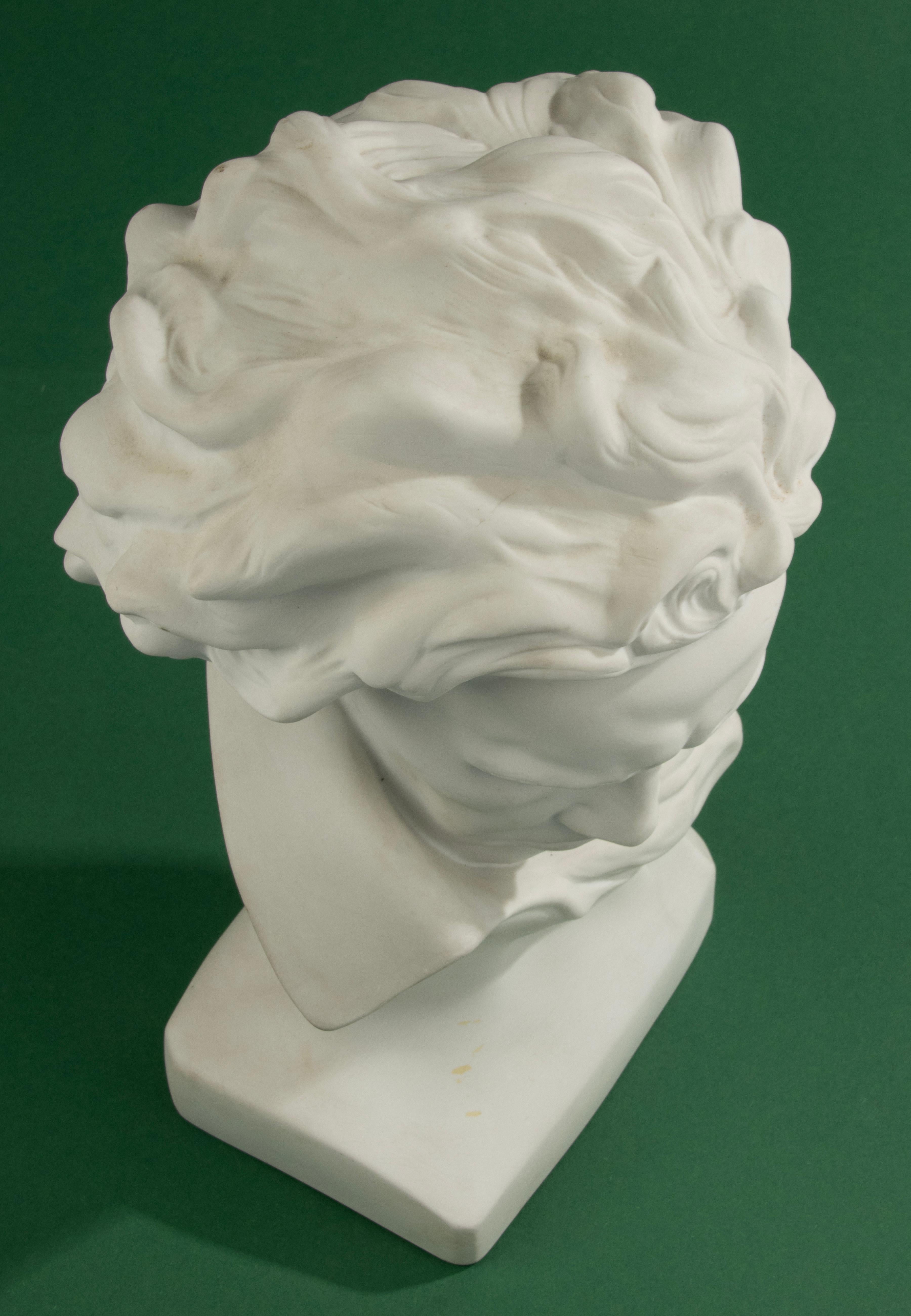 Mid 20th Century Porcelain Buste - Portrait of Beethoven - Limoges 11