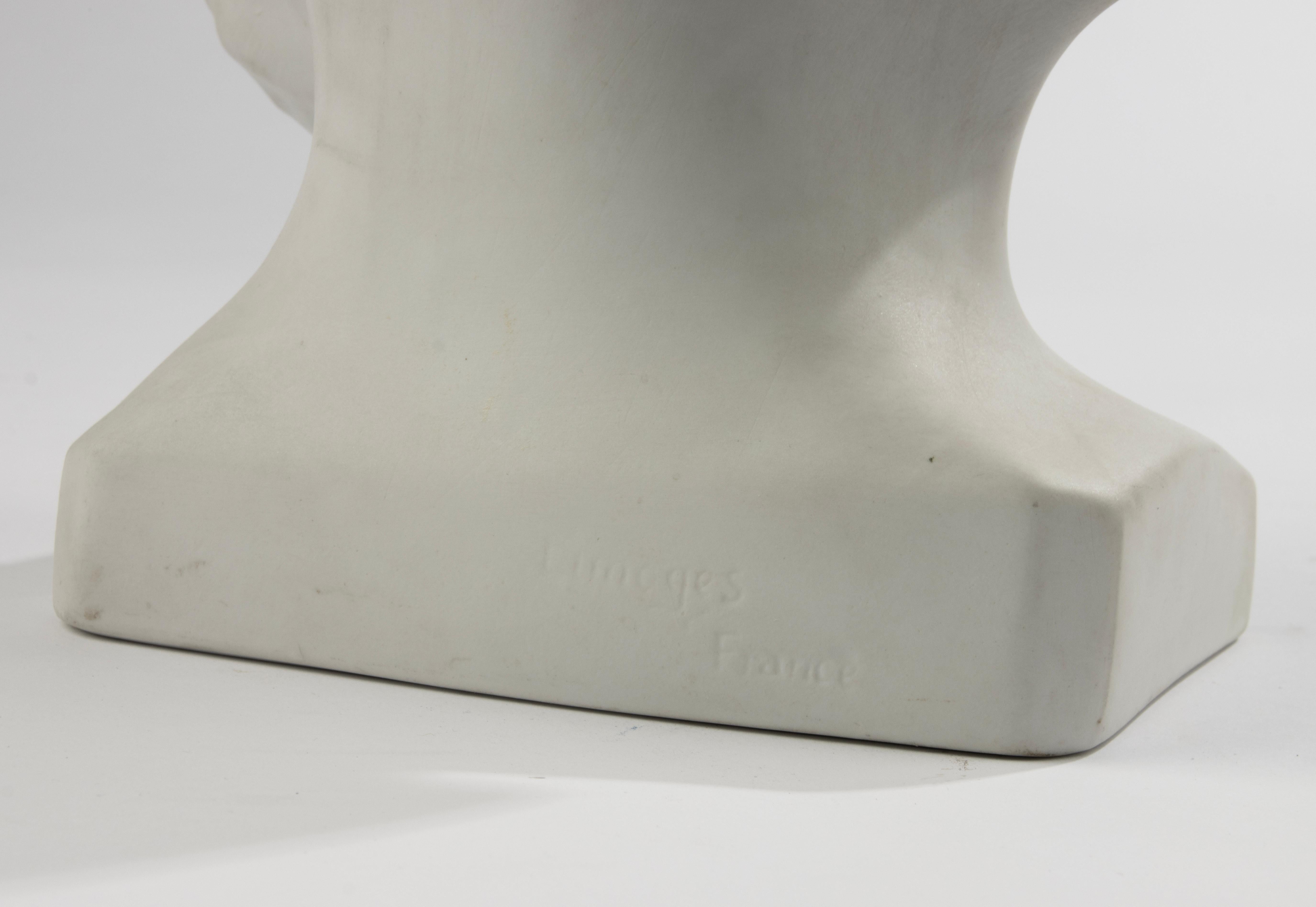 Mid 20th Century Porcelain Buste - Portrait of Beethoven - Limoges 2