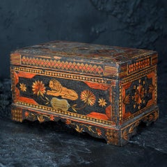 Mid-20th Century Prison of War Straw Box