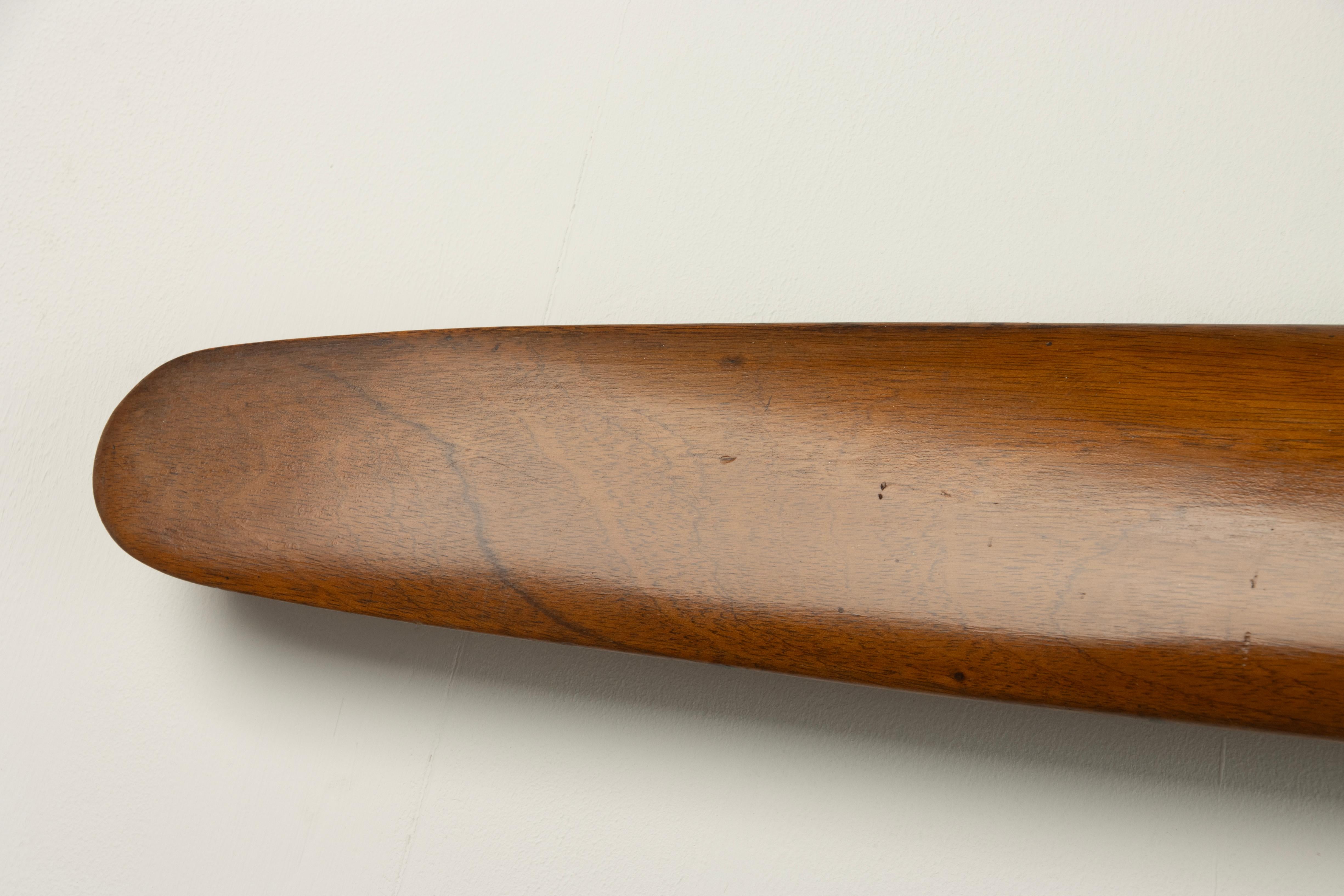 Mid-20th Century Propeller Clock - Wood - Aviation Design For Sale 12