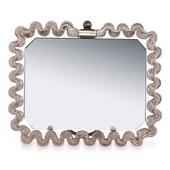 Raro espejo de mesa italiano de mediados del siglo XX de Fontana Arte c.1940