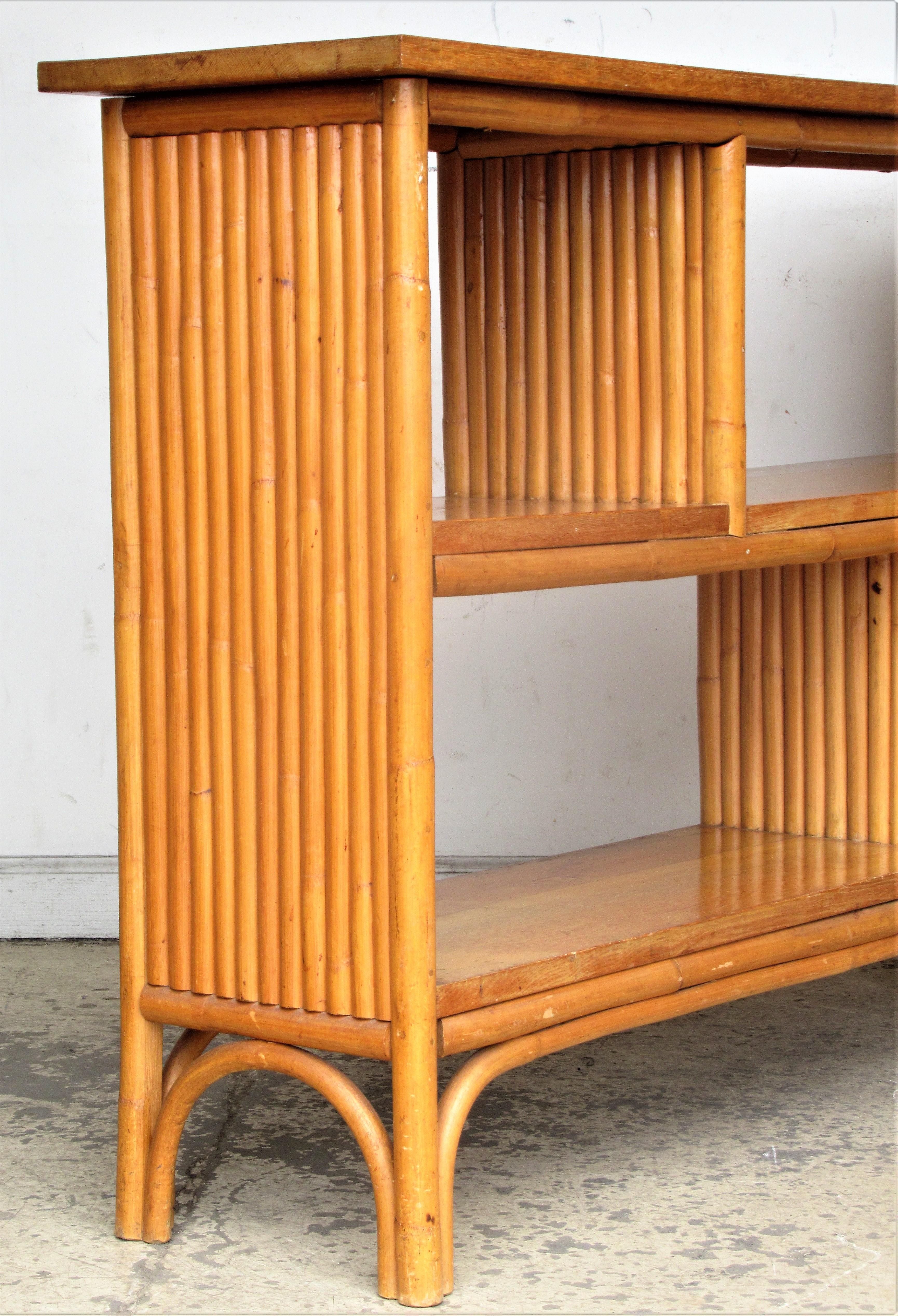 Paul Frankl Design Rattan Bookcase 3