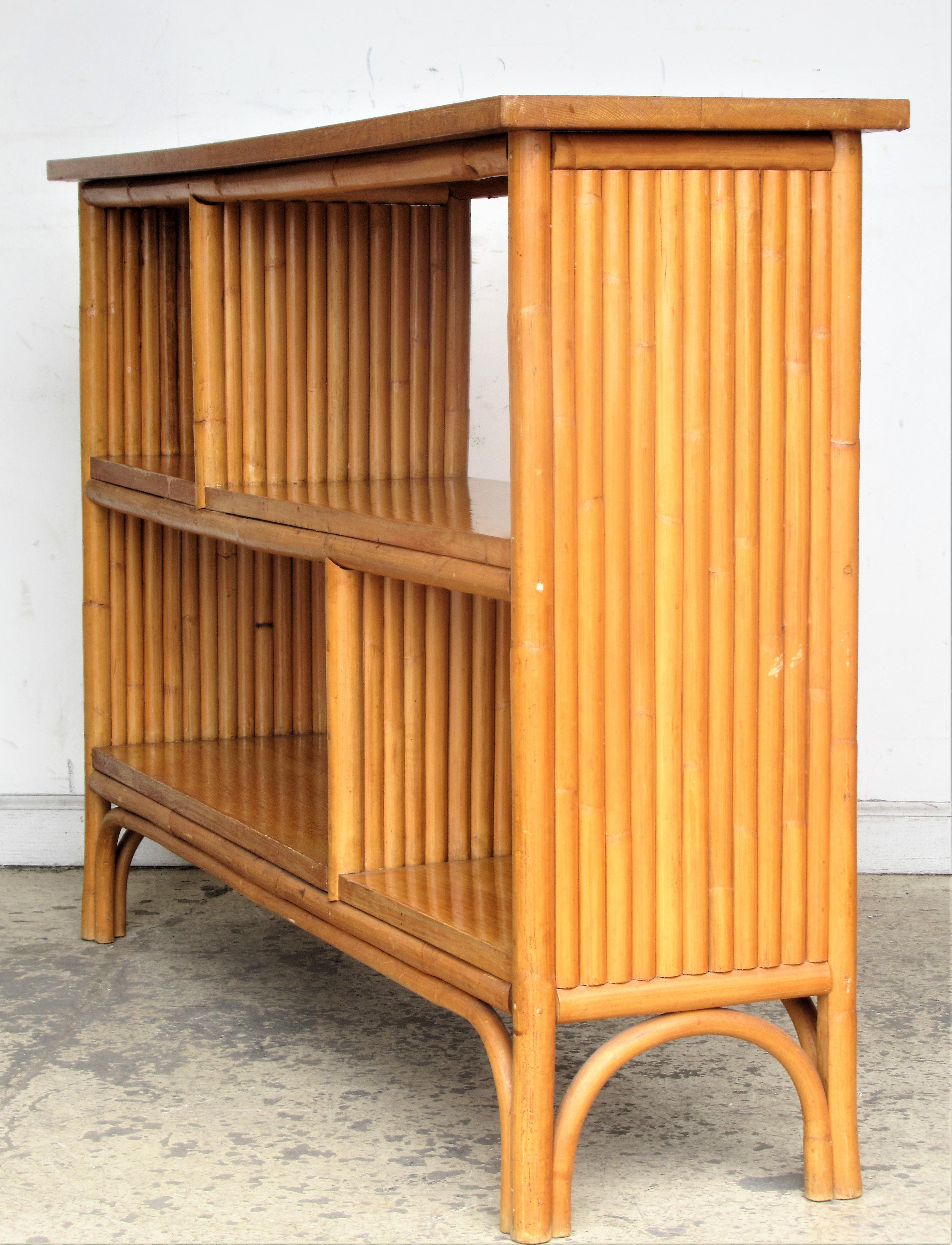 Paul Frankl Design Rattan Bookcase 8