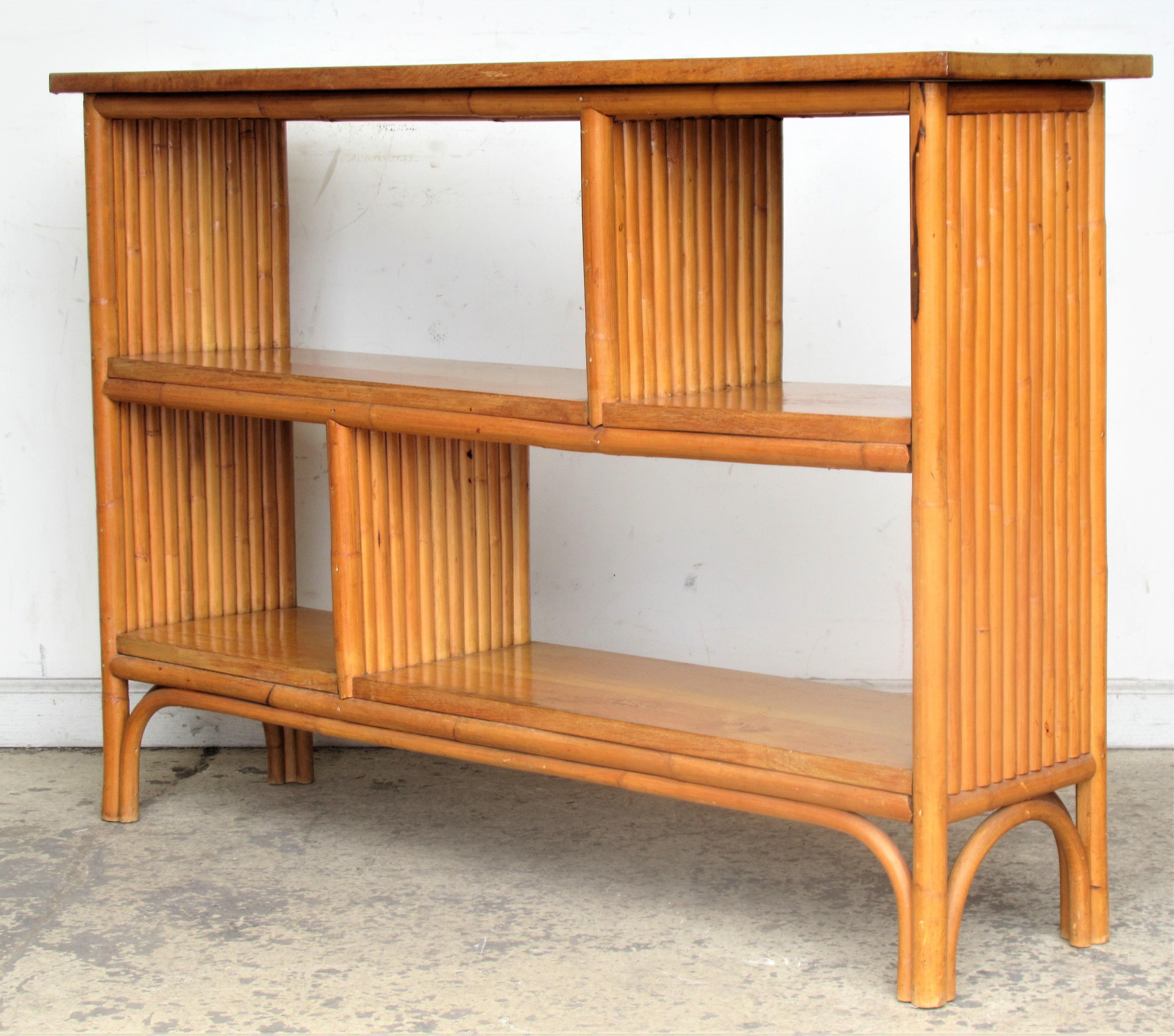 Paul Frankl Design Rattan Bookcase 11