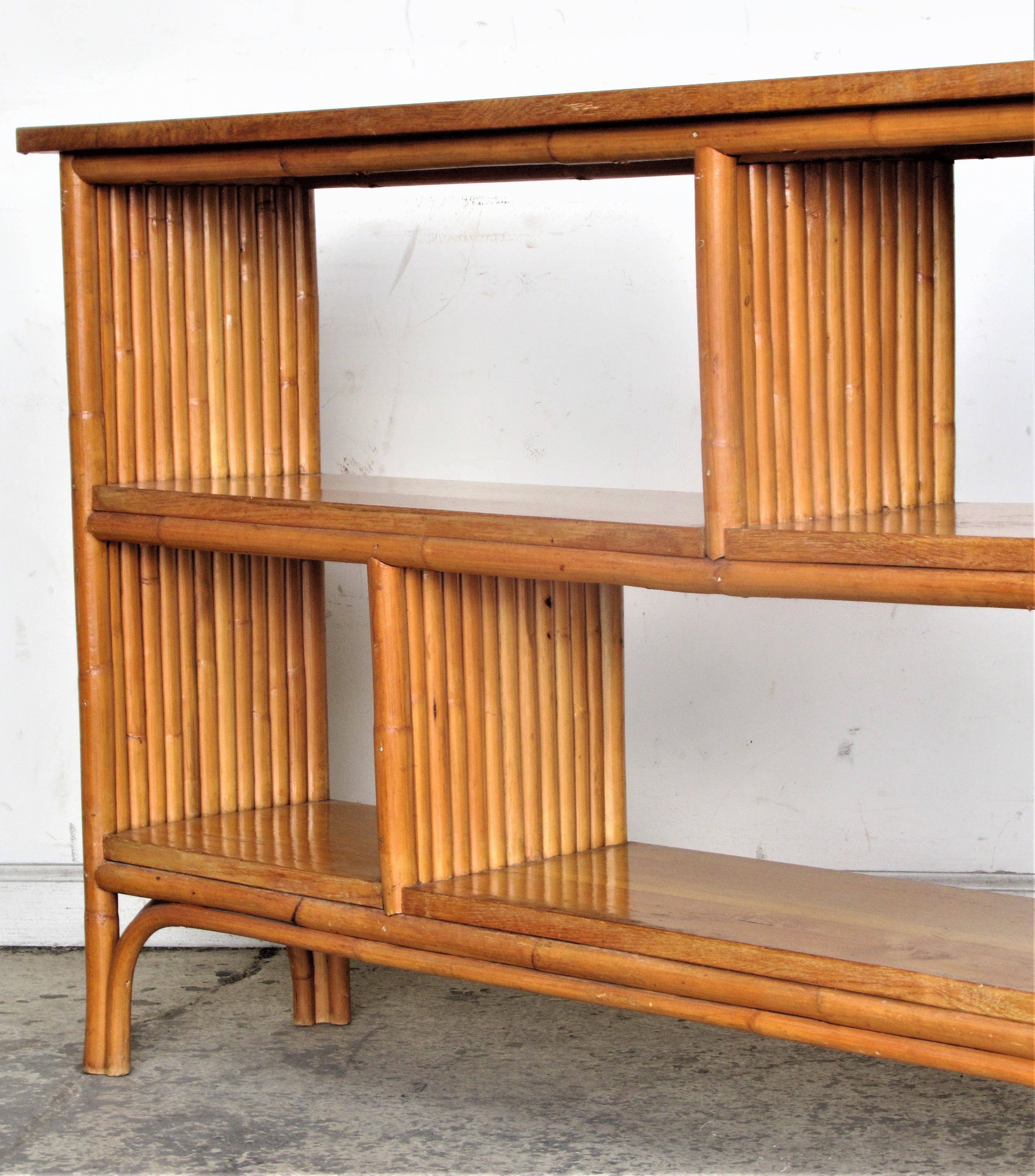 Paul Frankl Design Rattan Bookcase 12