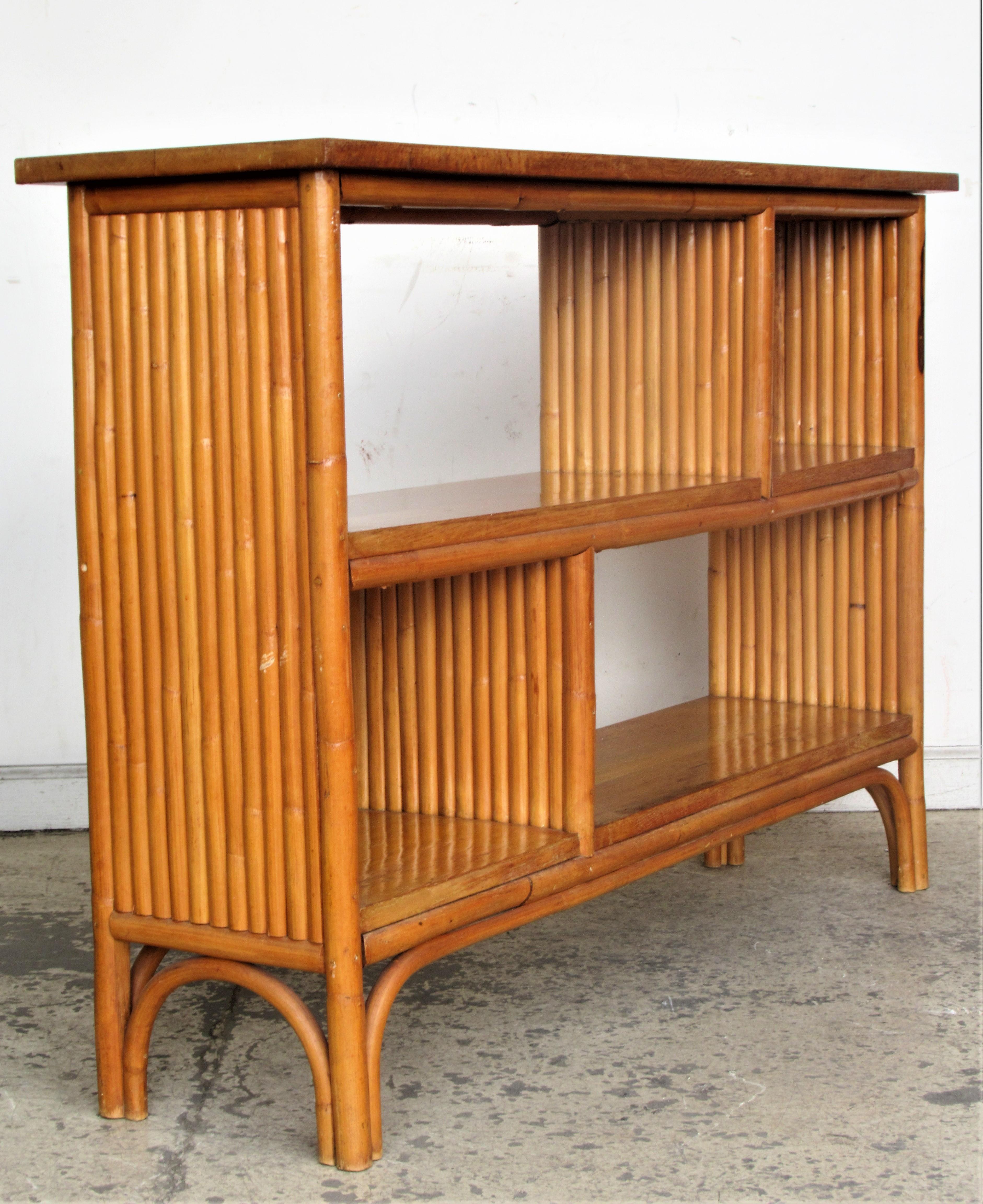Paul Frankl Design Rattan Bookcase 13