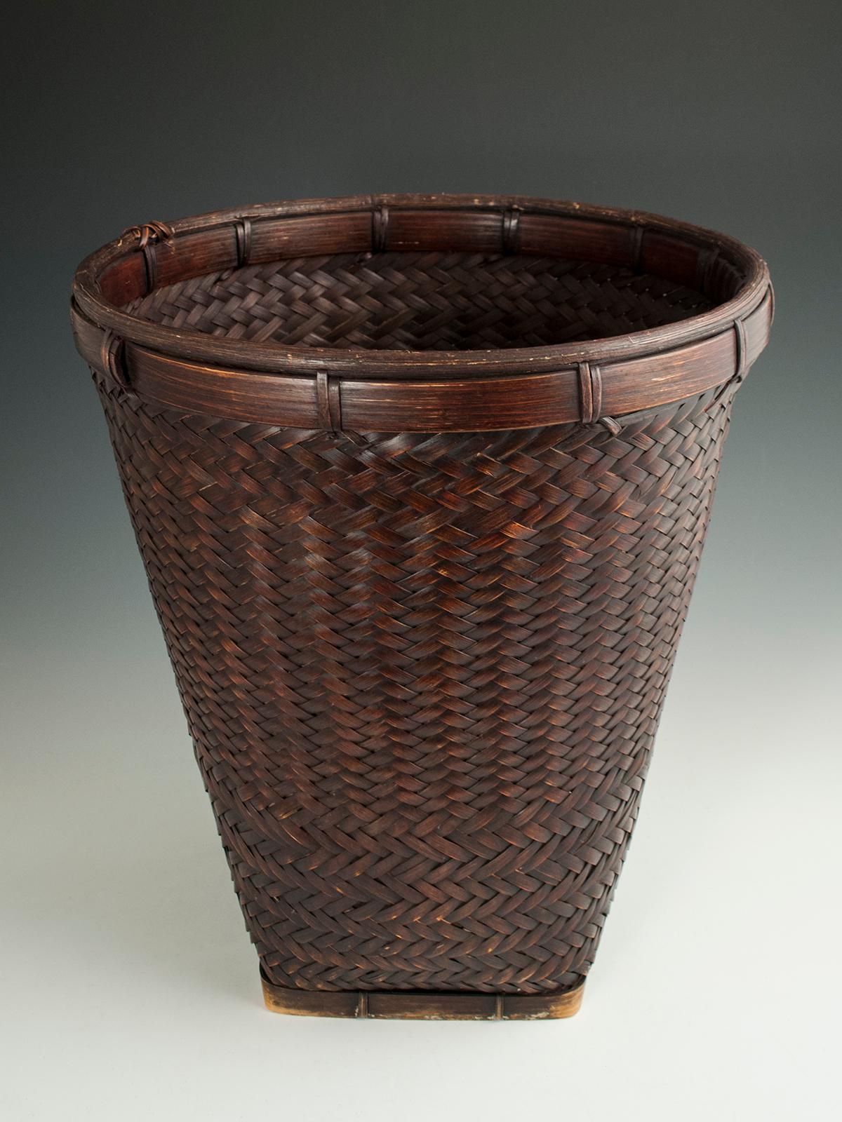 Mid20th Century Rattan Basket, Philippines at 1stDibs rattan philippines