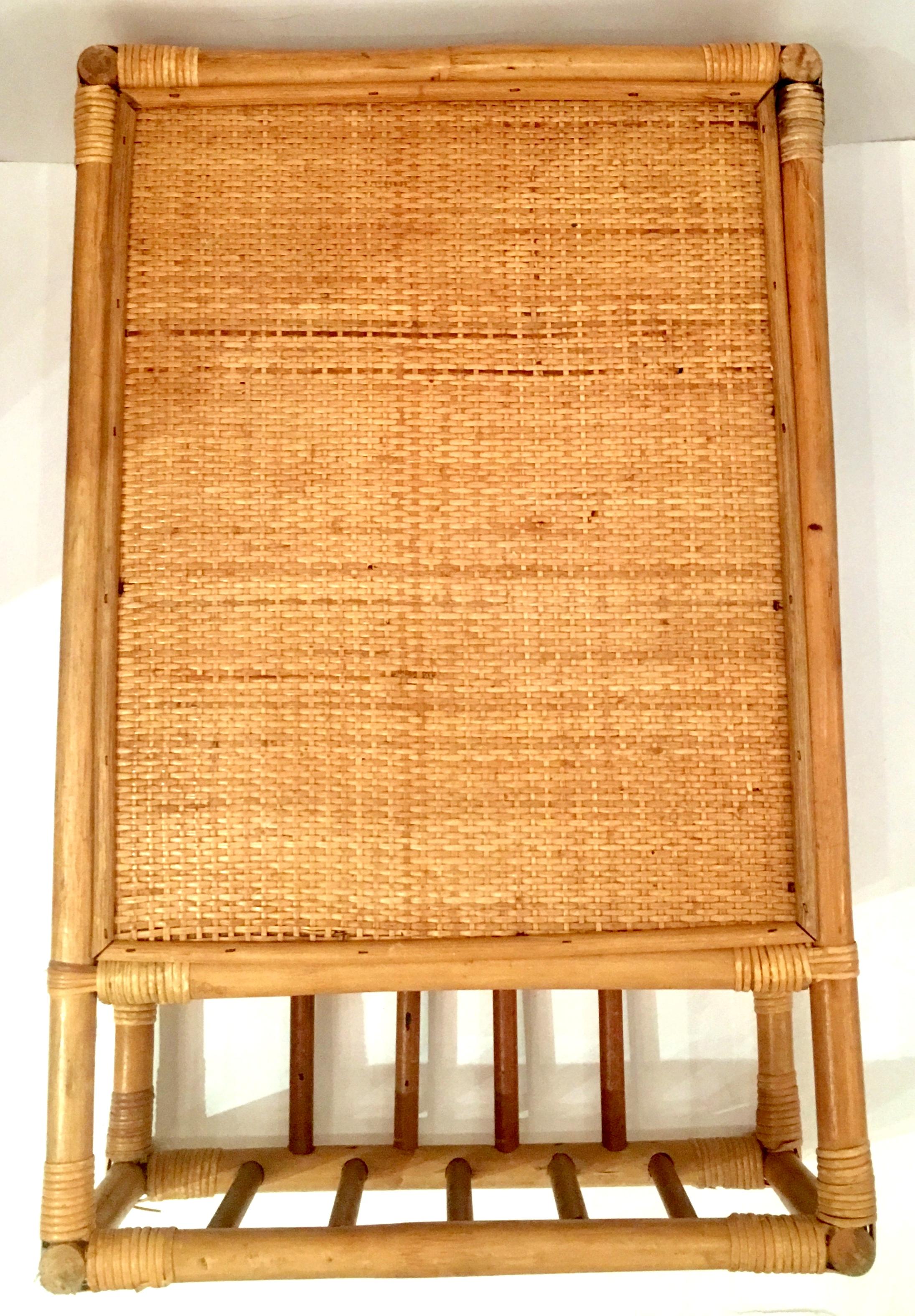 vintage wicker bed tray