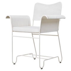 Mid-20th Century Re-Edition Mathieu Mategot Tropique Dining Chair White Frame