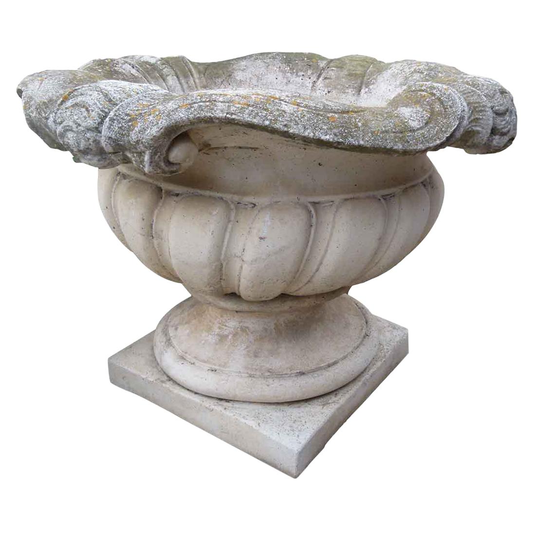 Mid-20th Century Reconstituted Stone Urn in Classical Greek Style