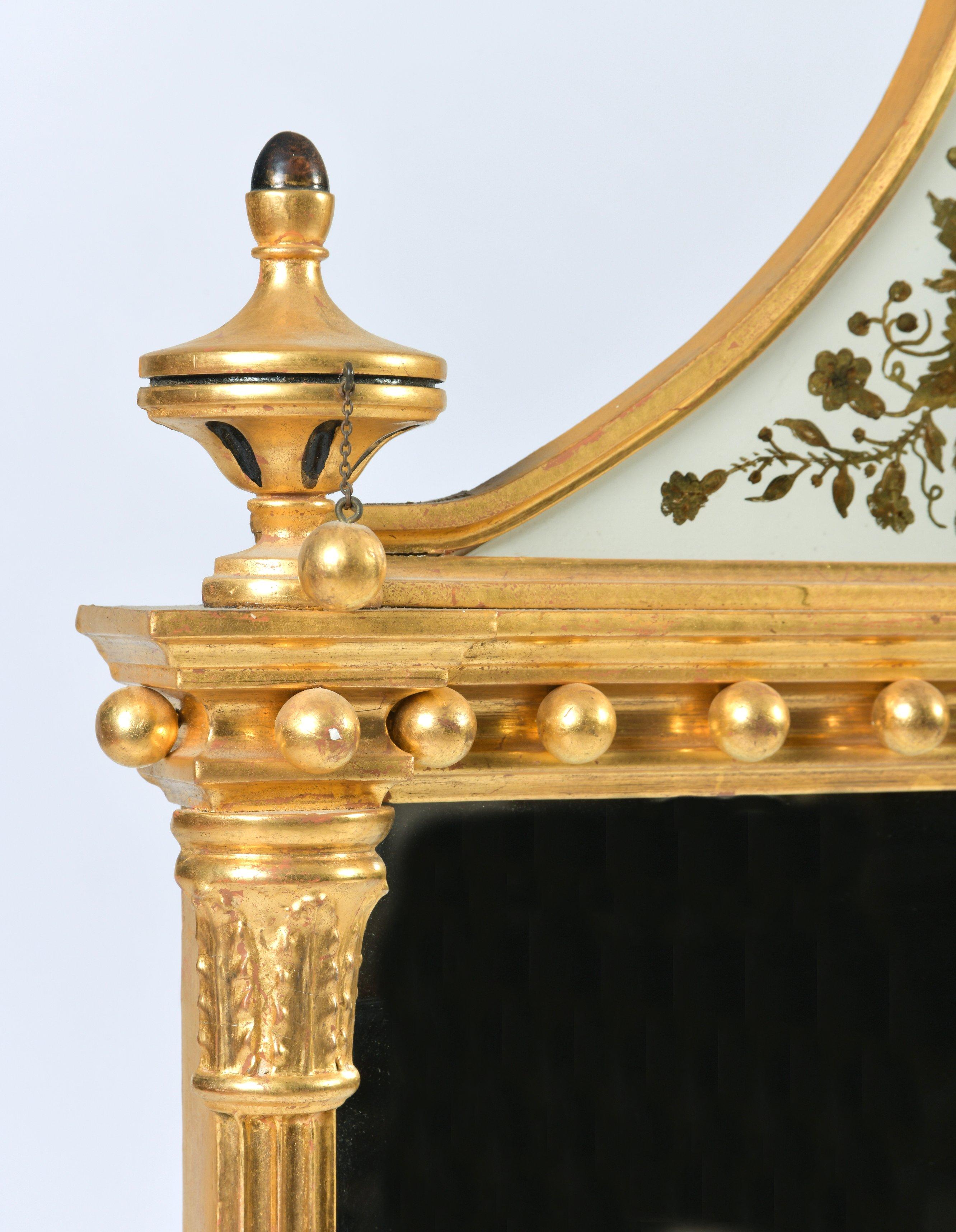 Mid-20th Century Rectangular Gilt Pier Mirrors In Good Condition In London, GB