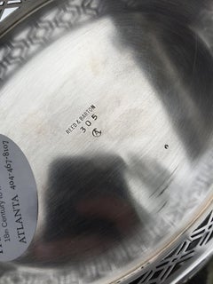 Mid-20th Century Reed and Barton Silver Plate Centerpiece with Liner