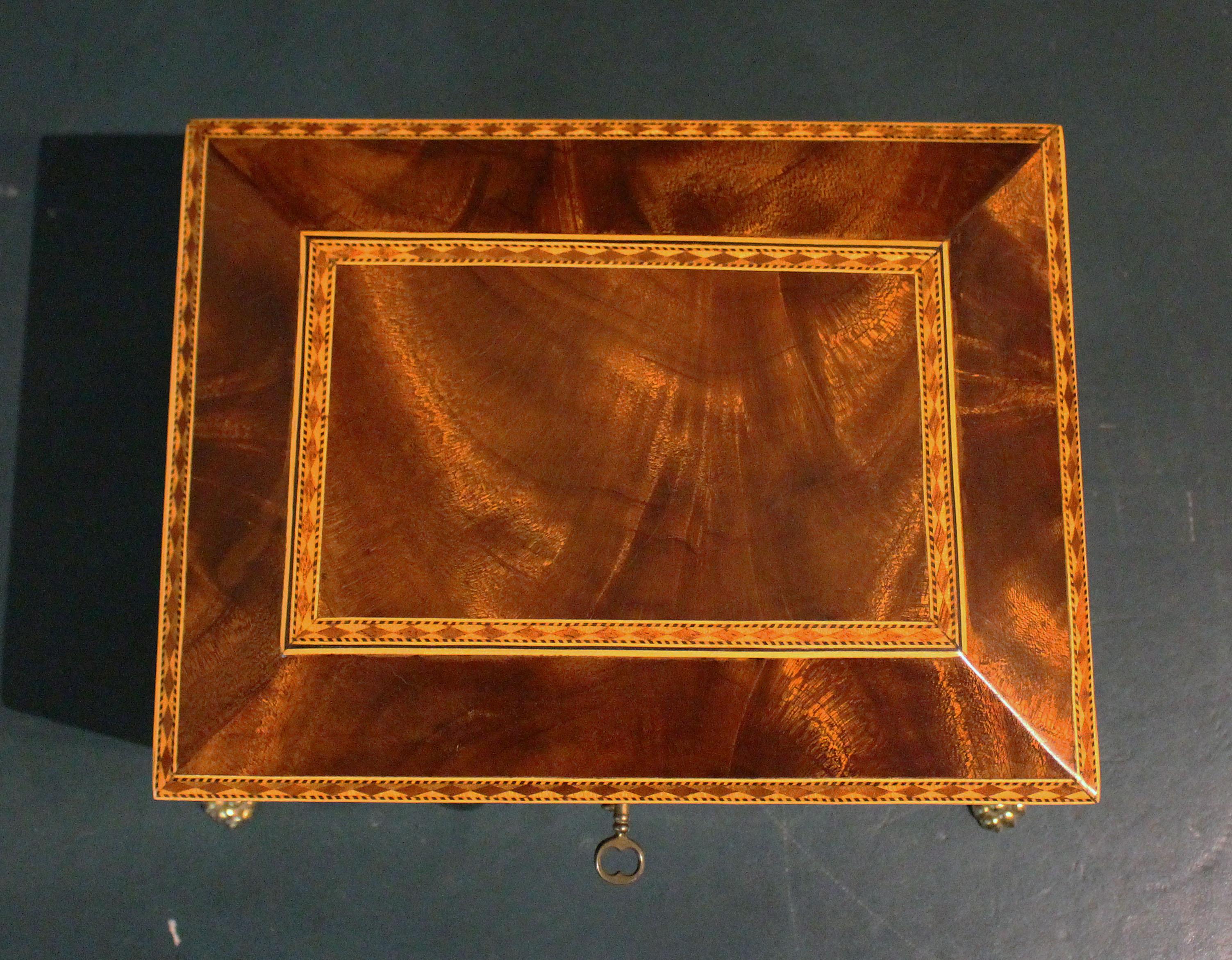 Brass Mid-20th Century Regency Style English Box