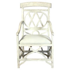 Mid-20th Century Regency Style Sculptural Armchair