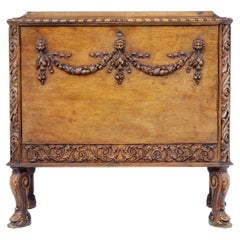 Mid 20th Century Rococo Revival Carved Walnut Chest of Drawers