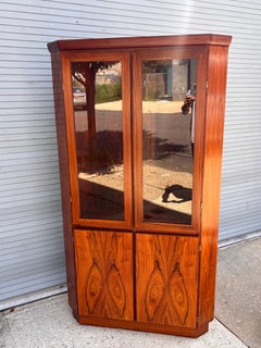 Mid-20th Century Rosewood Cabinet, Lighted by Skovby