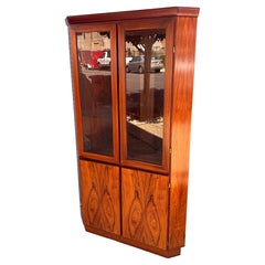 Mid-20th Century Rosewood Cabinet, Lighted by Skovby