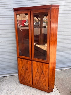 Mid-20th Century Rosewood Cabinet, Lighted by Skovby
