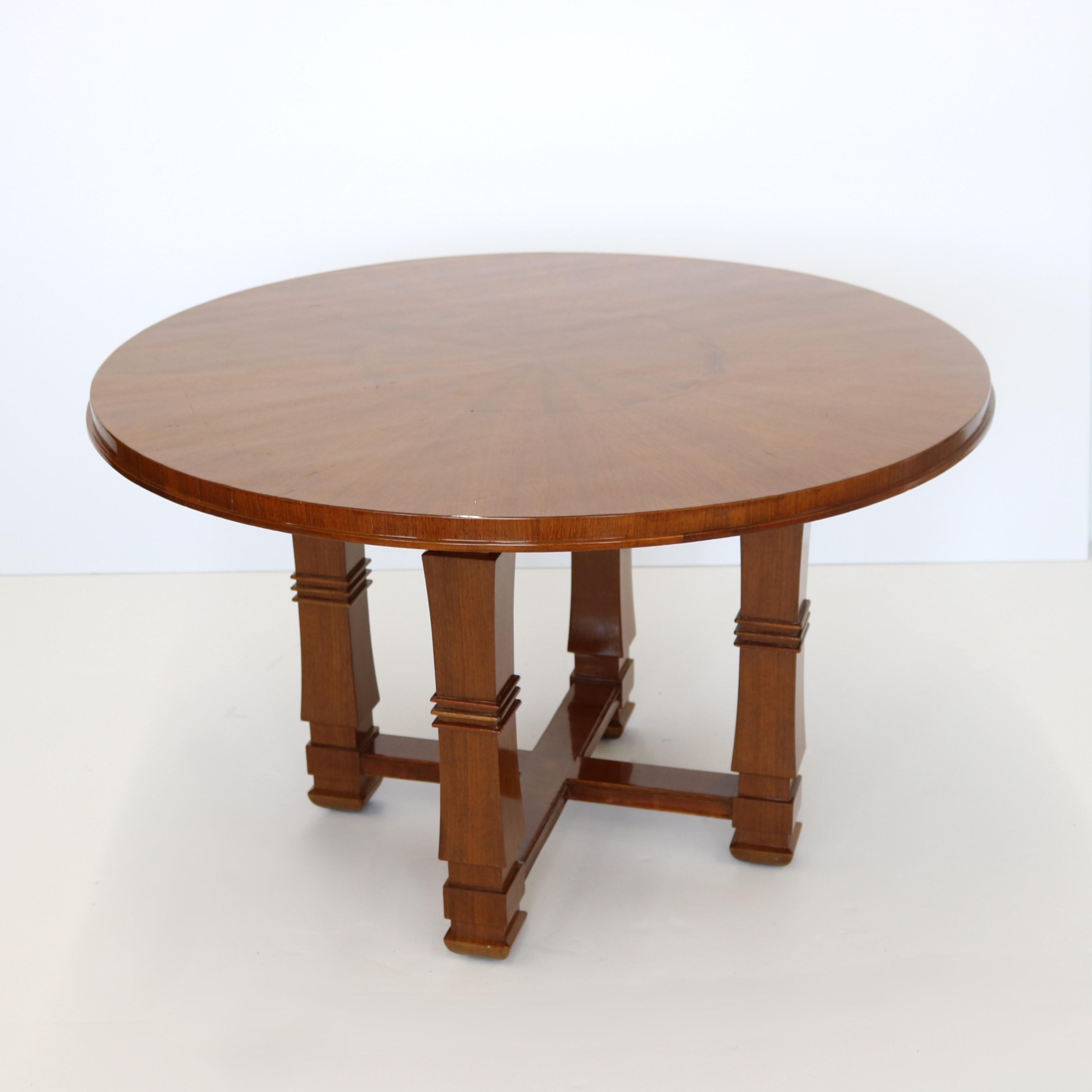 Mid-20th Century Round Side Table France In Good Condition For Sale In New York, NY