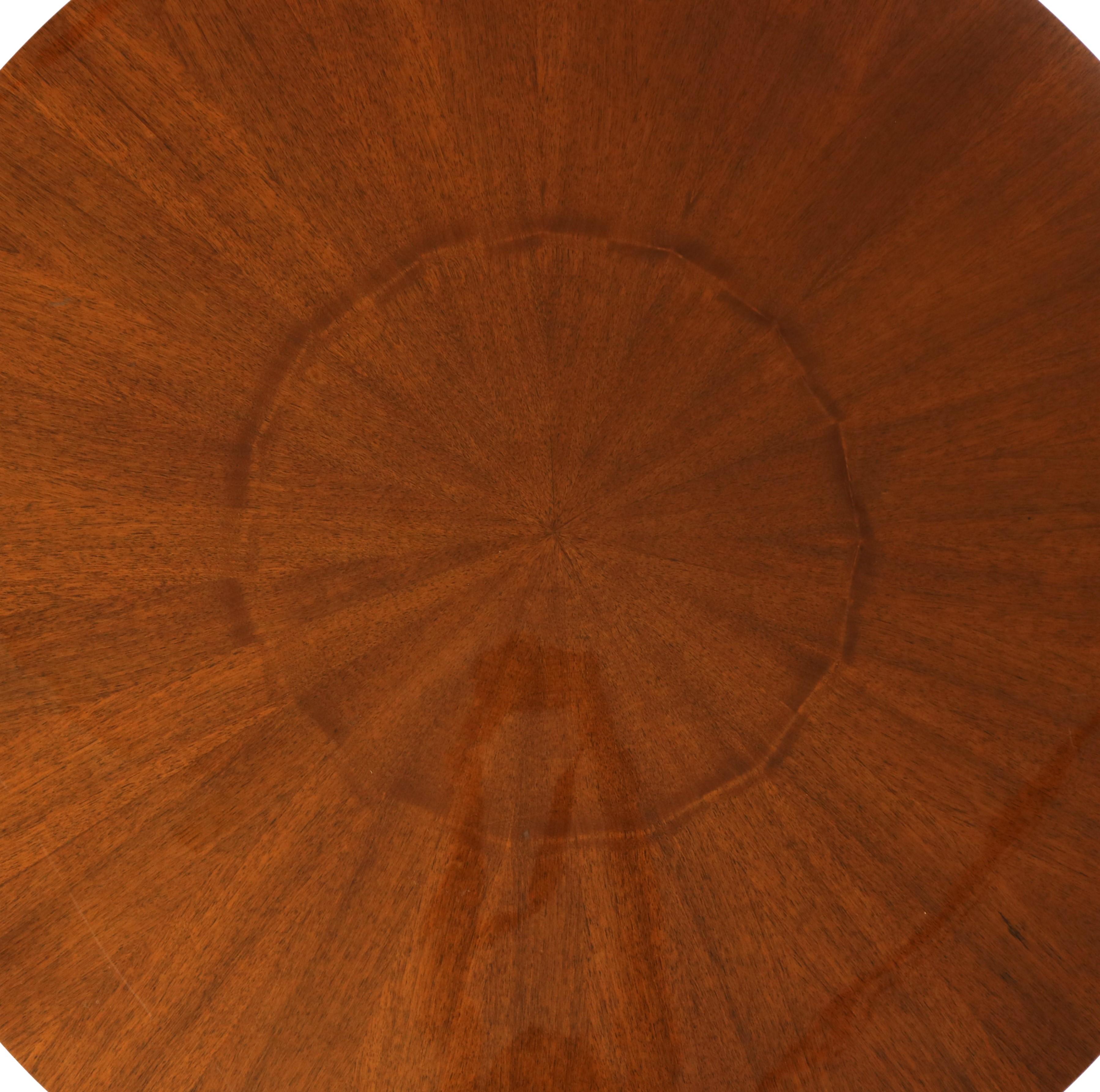 Hardwood Mid-20th Century Round Side Table France For Sale