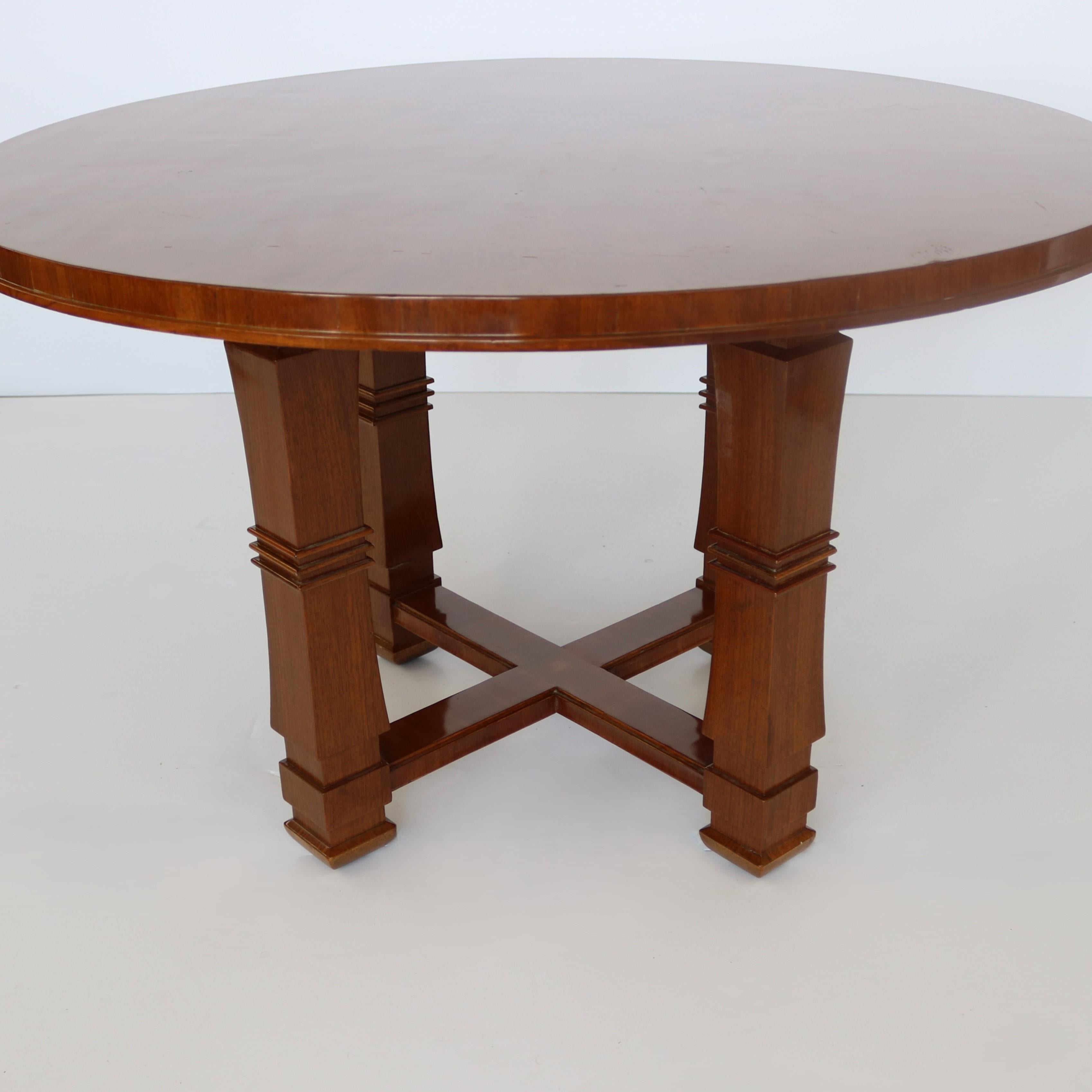 Mid-20th Century Round Side Table France For Sale 1