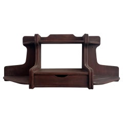 Mitte des 20. Jahrhunderts Rustic Wood Wandregal Einheit