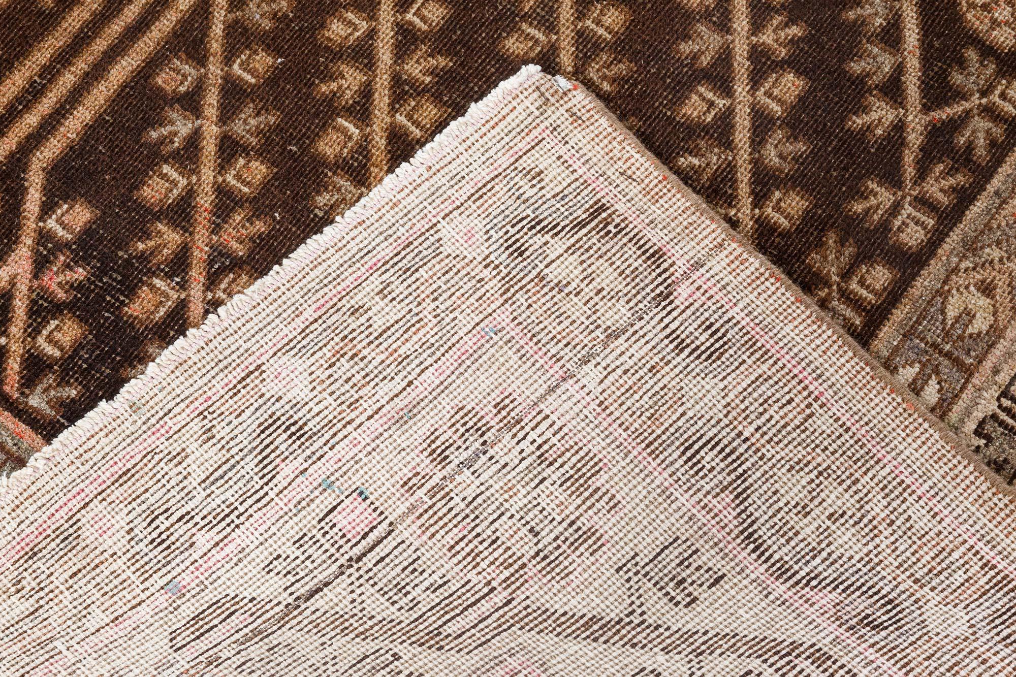 Doris Leslie Blau Collection Mid-20th Century Samarkand Handmade Wool Rug For Sale 1