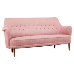 Vintage Mid 20th century samsa rund triple sofa by Carl Malmsten