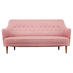 Mid 20th century samsa rund triple sofa by Carl Malmsten