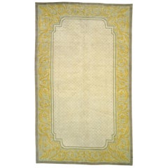 Retro Mid-20th Century Savonnerie Style Rug