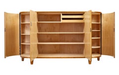 Mid-20th Century Scandinavian Birch and Walnut Sideboard