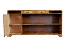 Bibliothèque scandinave en bouleau du milieu du XXe siècle par SMF Bodafors