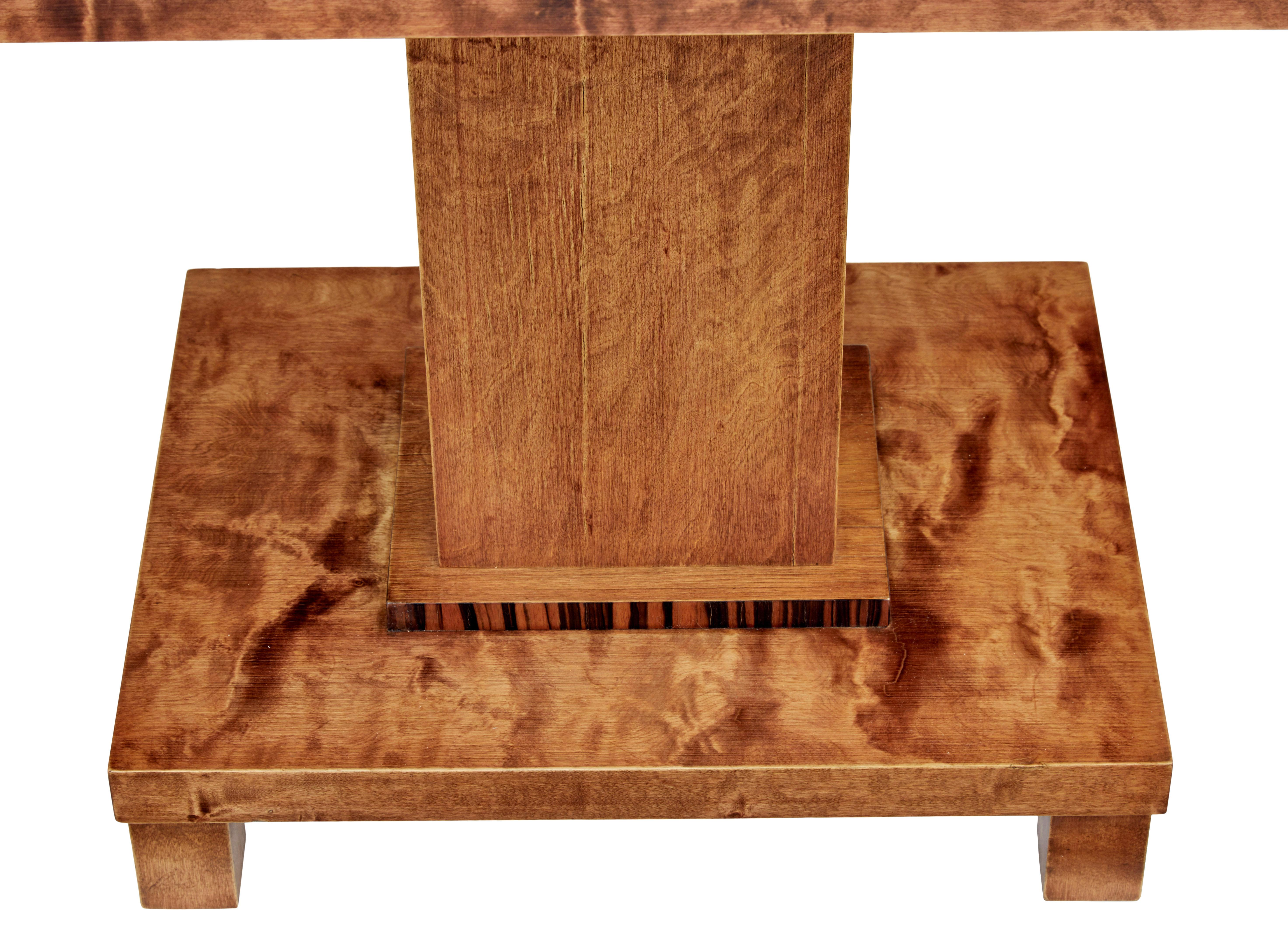 Swedish Mid 20th century Scandinavian birch side table