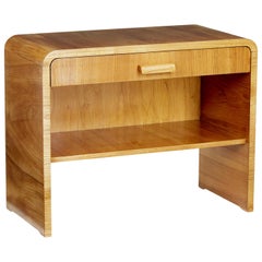 Mid-20th Century Scandinavian Elm Bedside Table