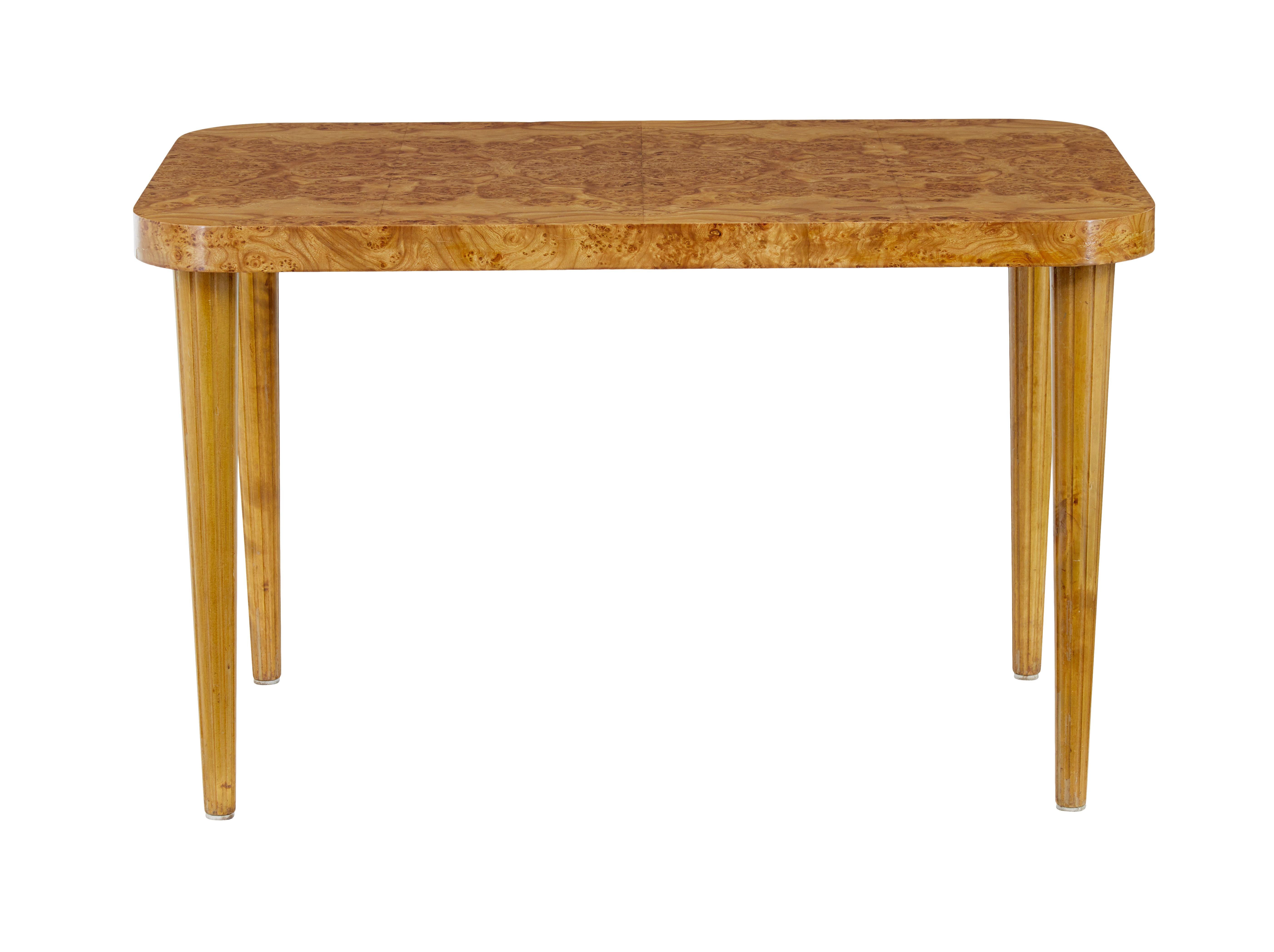 Mid-Century Modern Mid 20th century Scandinavian elm root coffee table For Sale