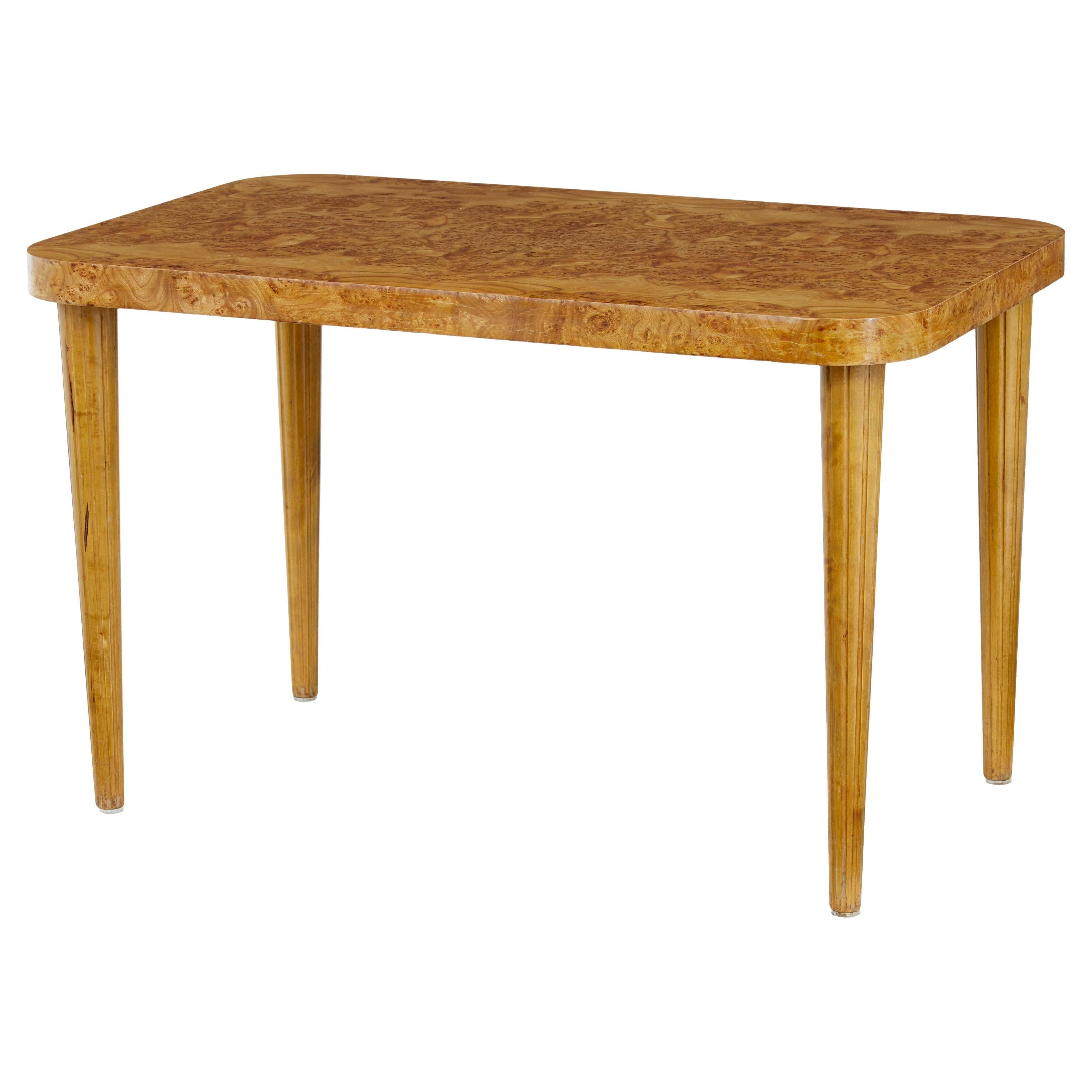 Mid 20th century Scandinavian elm root coffee table For Sale