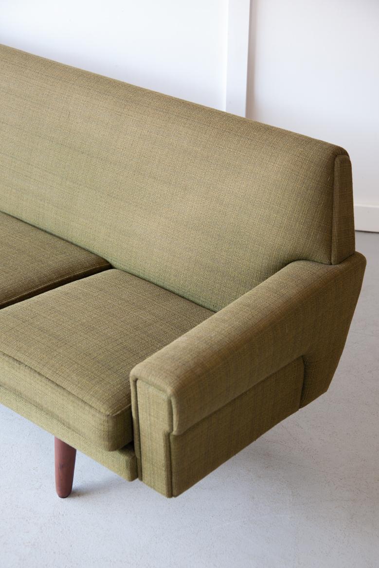 Fabric Mid-20th Century, Scandinavian Four Seater Sofa