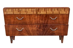 Mid 20th century Scandinavian inlaid chest of drawers